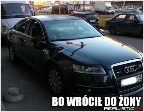 Bo wrócił do żony!