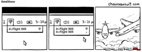 Gdy widzisz 2x wifi w samolocie