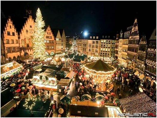 Christmas Market in Frankfurt, Germany