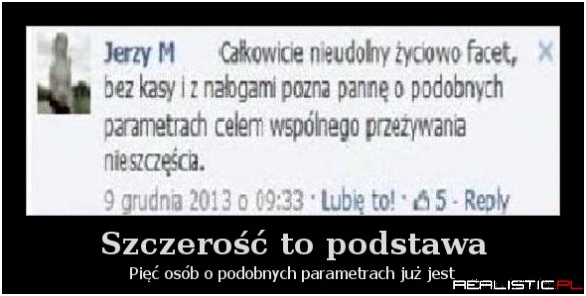 Szczerość to podstawa