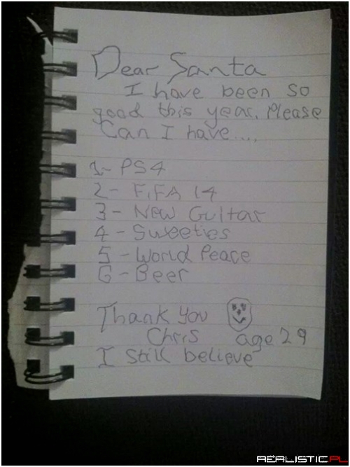 This is the Perfect Letter to Santa