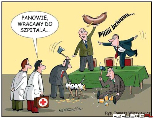 Wracamy do szpitala...