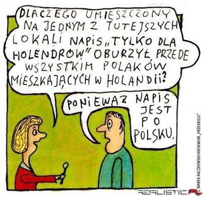 Napis po polsku