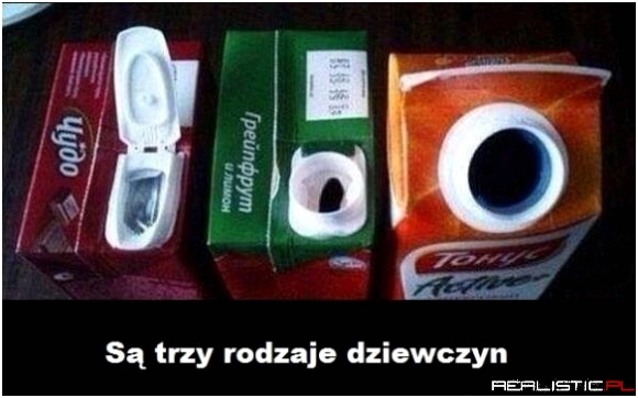 Są trzy rodzaje dziewczyn