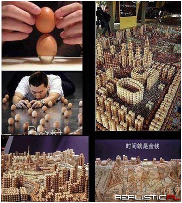 A city of eggs. Incredible!