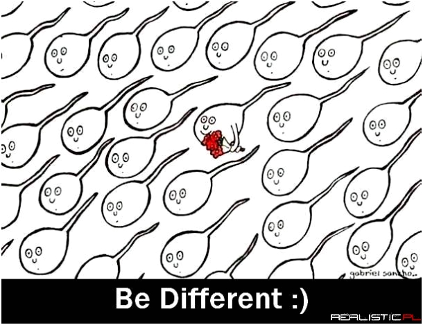 Be different