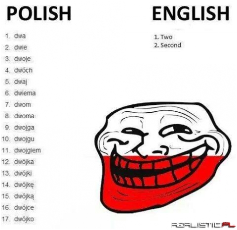 Polish vs English