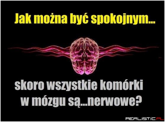 Jak można być spokojnym...