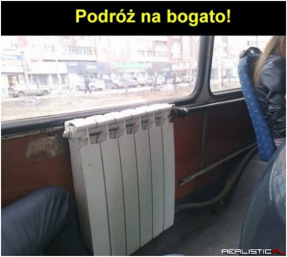 Podróż na bogato ;)