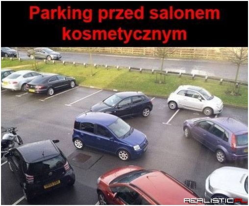 Tymczasem przed salonem kosmetycznym ;)