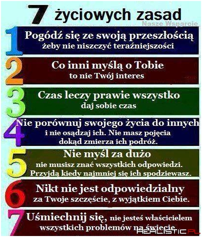 7 życiowych zasad