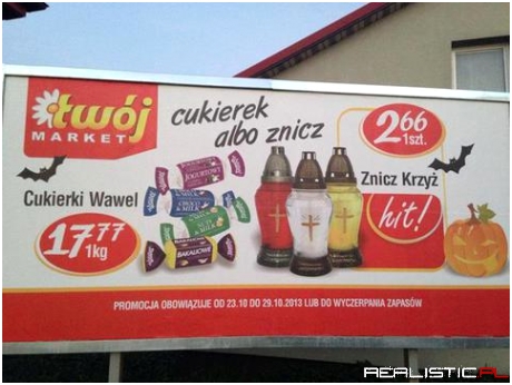 Cukierek albo znicz