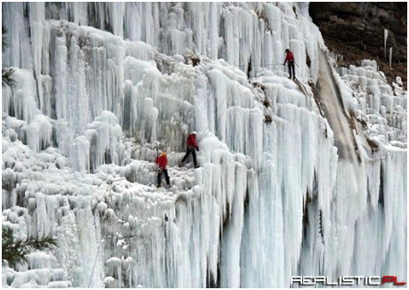 Frozen Waterfall, Slovenia