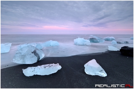 Glacial river lagoon, Jökulsárlón, Iceland