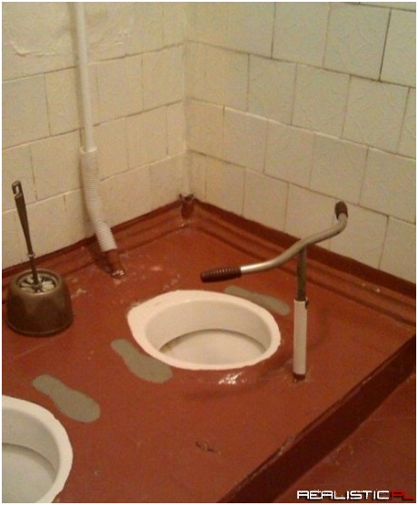 Not Everyone Can Balance Over a Squat Toilet