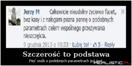 Szczerość to podstawa