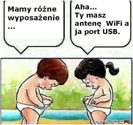 Mamy różne wyposażenie