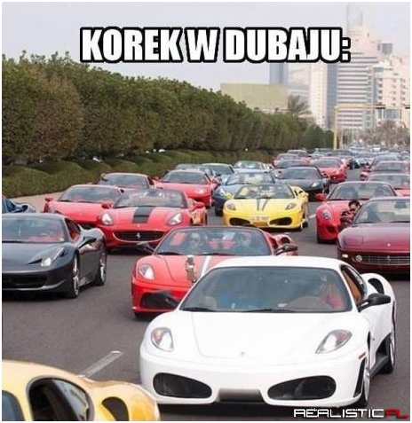 Korek w Dubaju