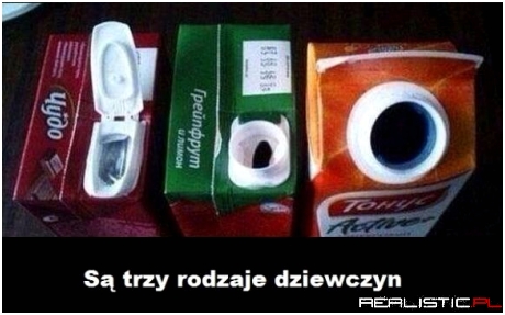 Są trzy rodzaje dziewczyn