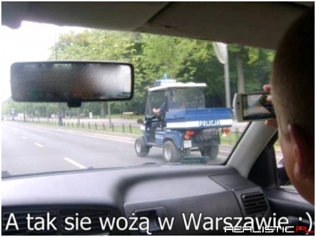 Tak się wożą w Warszawie