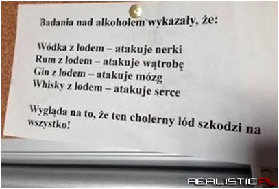 Badania nad alkoholem....