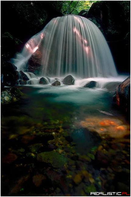 Mikaduki Falls, Otamamura, Fukushima, Japan