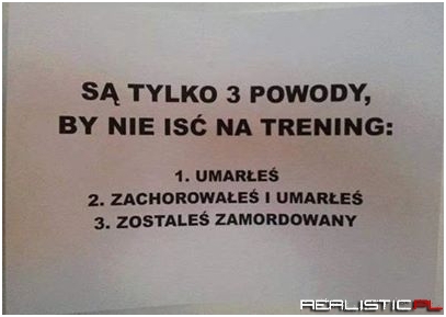 Są tylko 3 powody.....