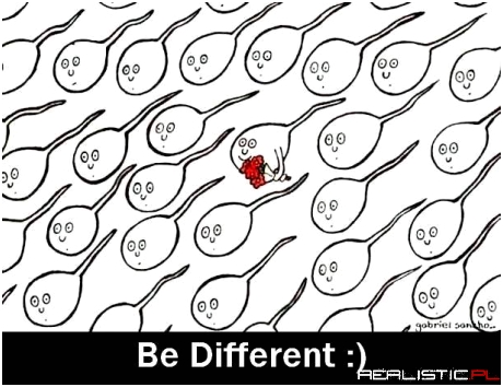 Be different