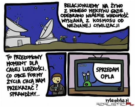 Pierwszy przekaz na żywo :D