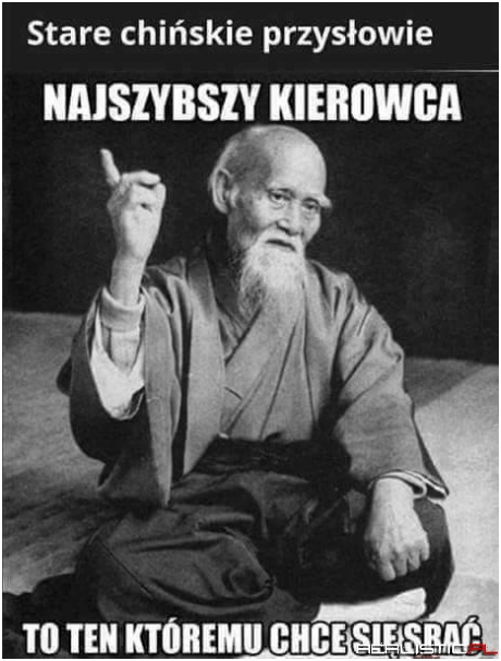 Najszybszy kierowca ;)