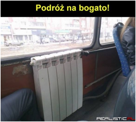 Podróż na bogato ;)